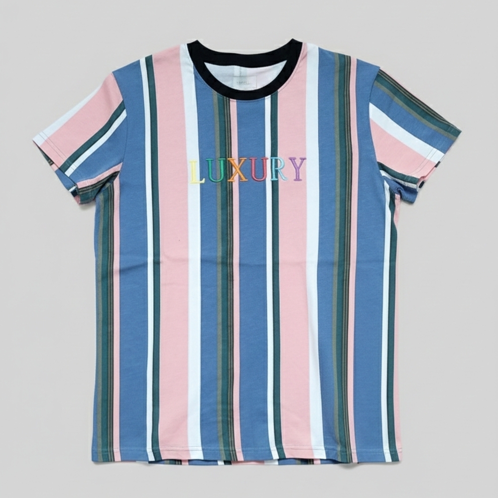 Multicolor Striped Tee - Short Sleeve